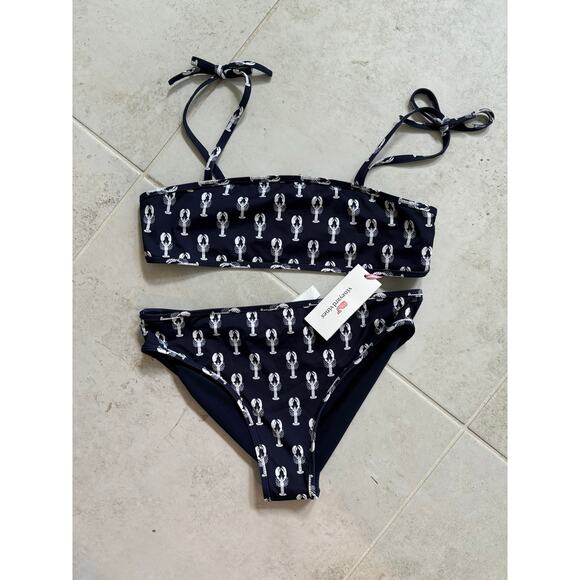 Vineyard Vines Navy Lobster Stack Nautical Two Piece NWTs Size XL (16) - Picture 1 of 4